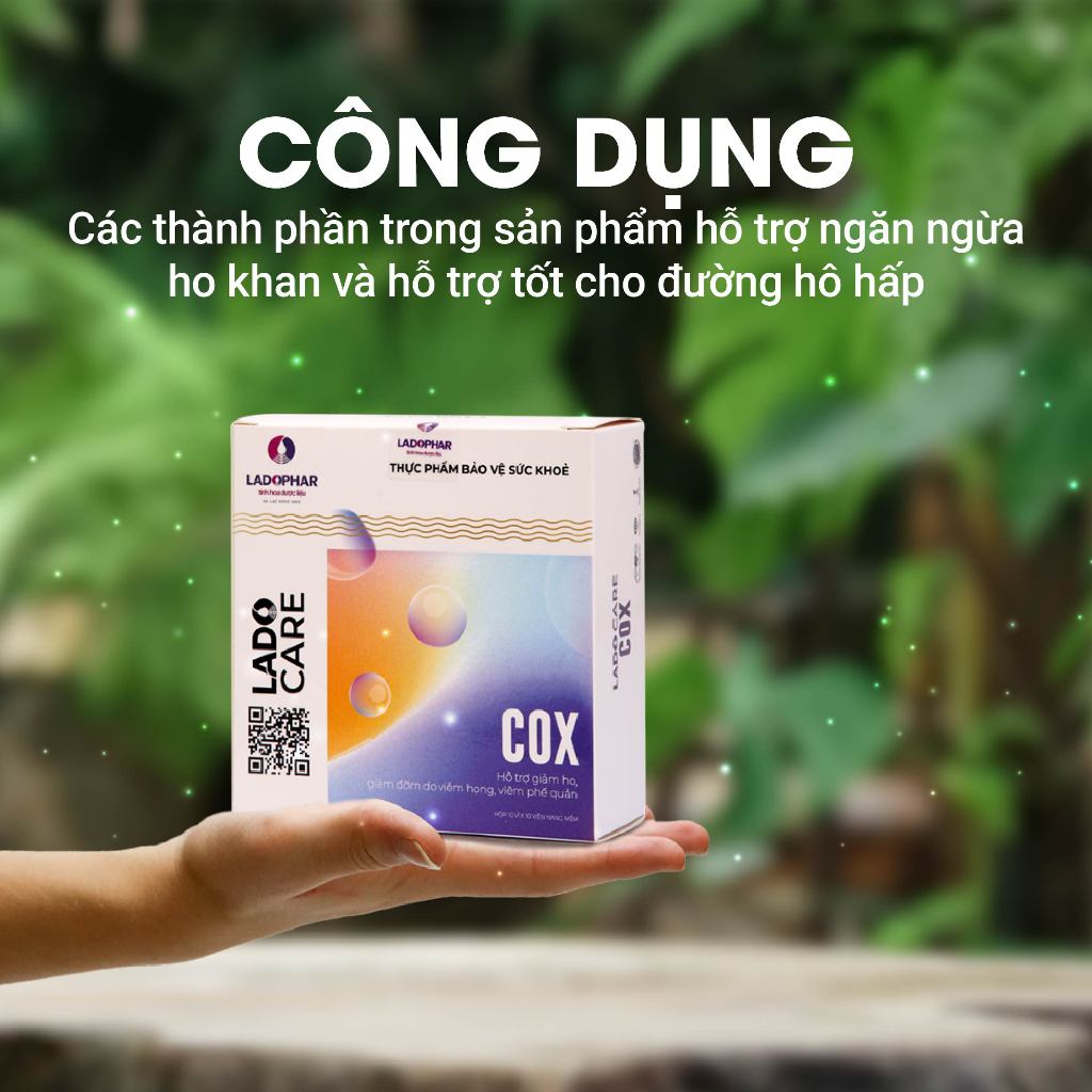 Viên uống Ladophar LadoCare Cox H30 viên.