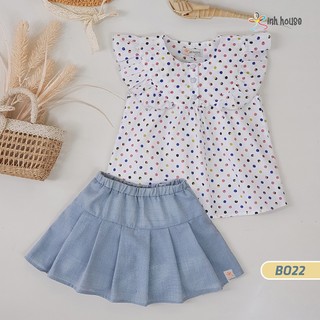 B022 Set Bộ Trẻ Em Xinh House Cotton Họa Tiết