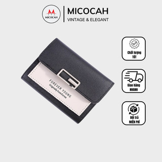Ví Ngắn Nữ Mini Cầm Tay FOREVER YOUNG Gấp 3 Nhỏ Gọn Nhiều Ngăn Tiện Dụng VD12 - Micocah Mall