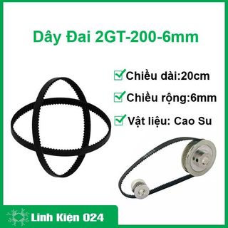 Dây đai 2gt-200-6mm