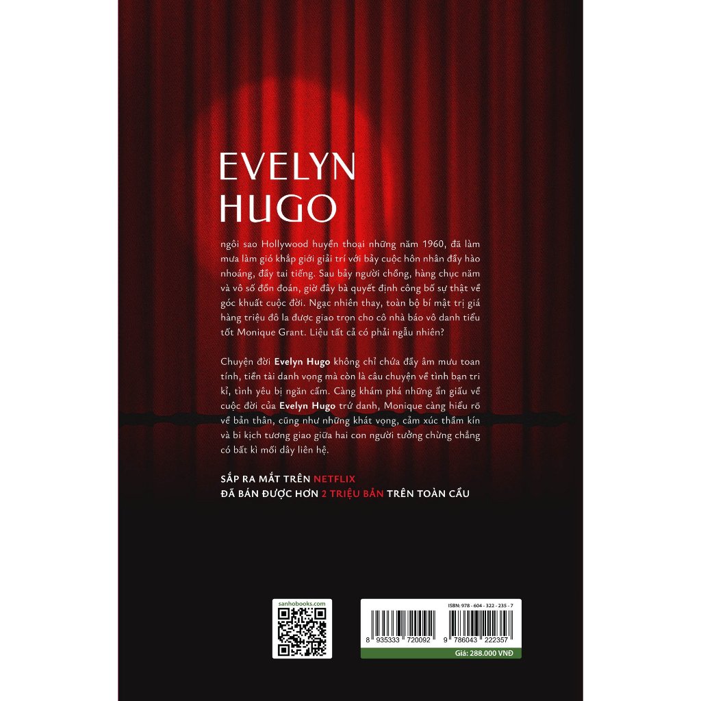 Sách Bảy người chồng của Evelyn Hugo