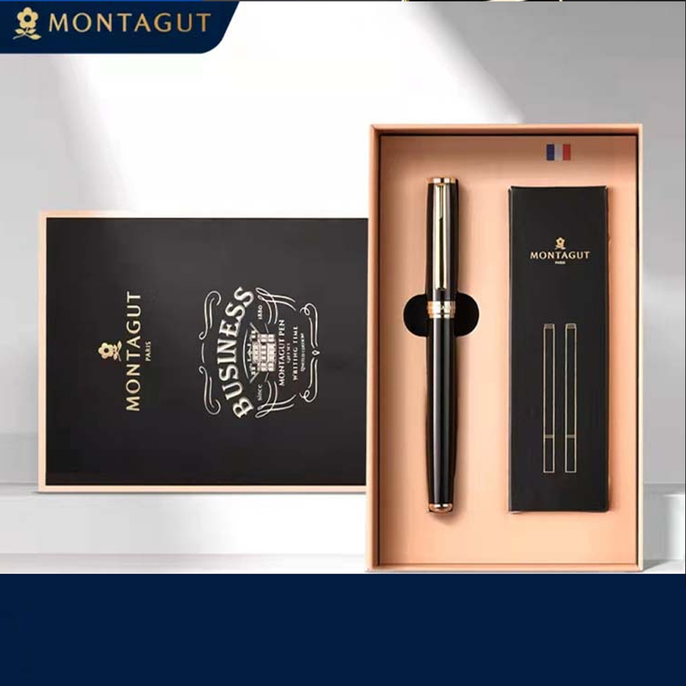 Bút ký Montagut 302 cao cấp, BÚT KÝ KHẮC TÊN MIỄN PHÍ THEO YÊU CẦU KHẮC LOGO - FULL BOX