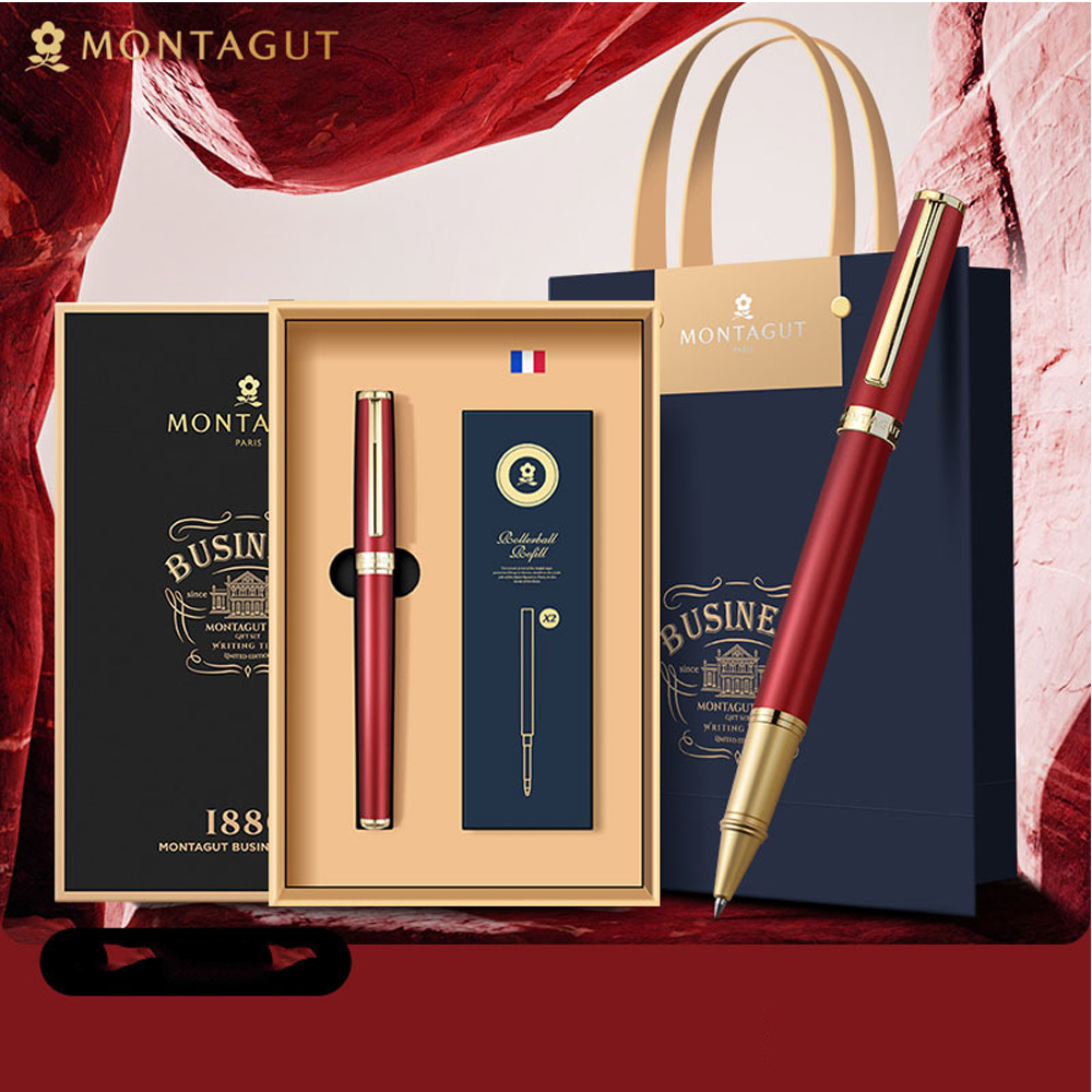Bút ký Montagut 302 cao cấp, BÚT KÝ KHẮC TÊN MIỄN PHÍ THEO YÊU CẦU KHẮC LOGO - FULL BOX