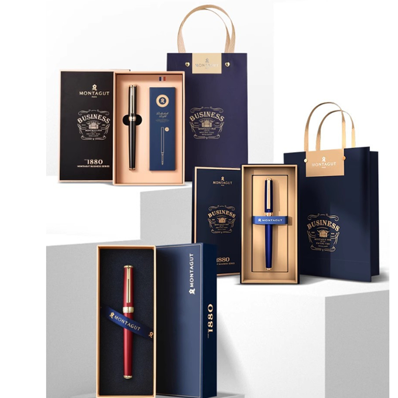 Bút ký Montagut 302 cao cấp, BÚT KÝ KHẮC TÊN MIỄN PHÍ THEO YÊU CẦU KHẮC LOGO - FULL BOX