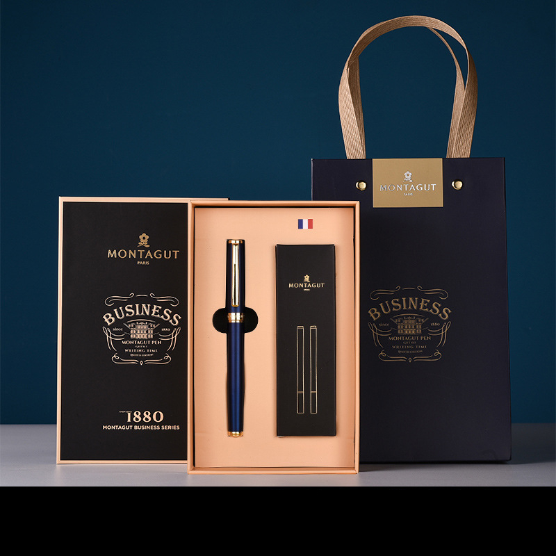 Bút ký Montagut 302 cao cấp, BÚT KÝ KHẮC TÊN MIỄN PHÍ THEO YÊU CẦU KHẮC LOGO - FULL BOX