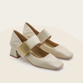 Giày cao gót nữ bej muse gót vuông cao 5p quai ngang - ms0048
