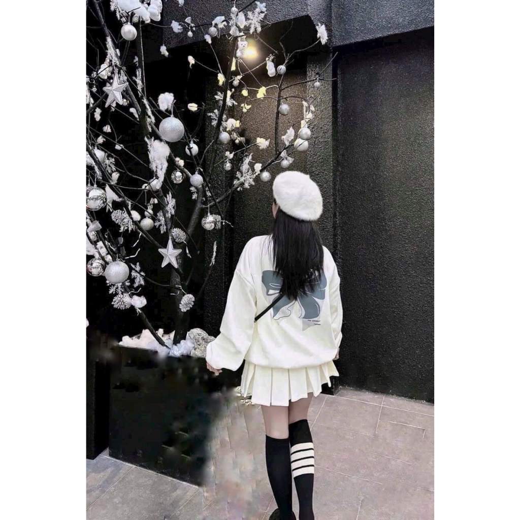 Sét bộ trơn sau lưng nơ