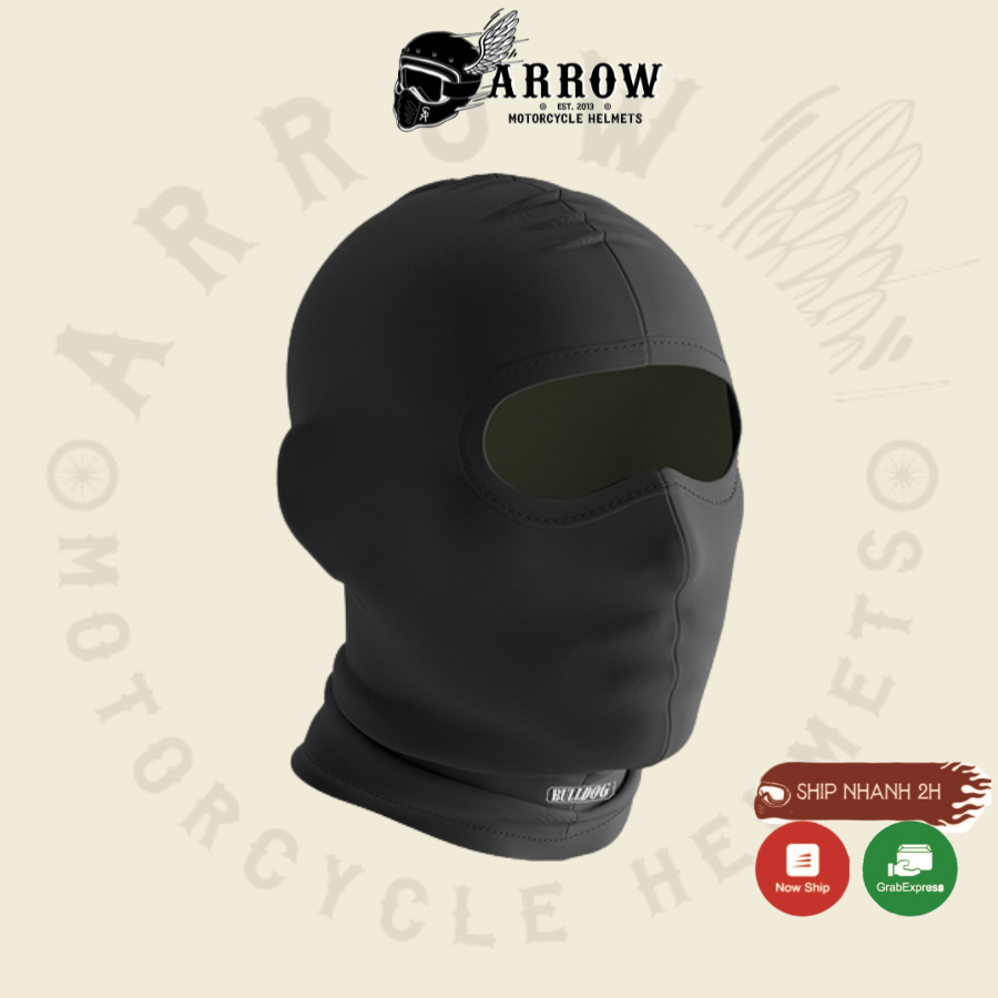 Khăn ninja Bulldog vải thun co giãn thấm hút tốt khăn đa năng chống nắng Arrow Shop