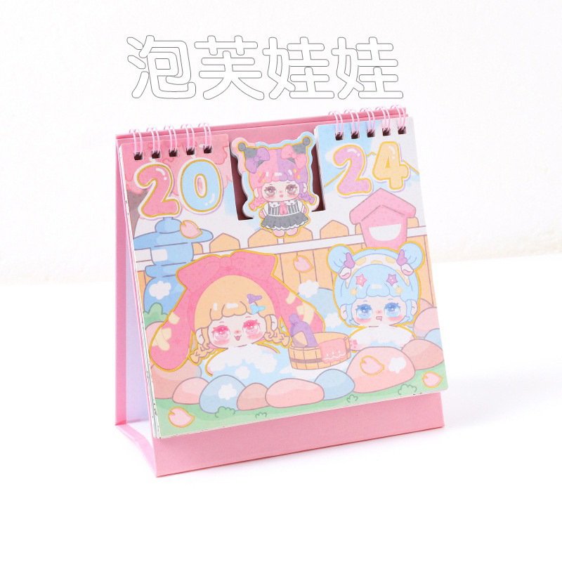 Lịch Để Bàn Hoạt Hình Năm Mới 2024 Nhiều Mẫu