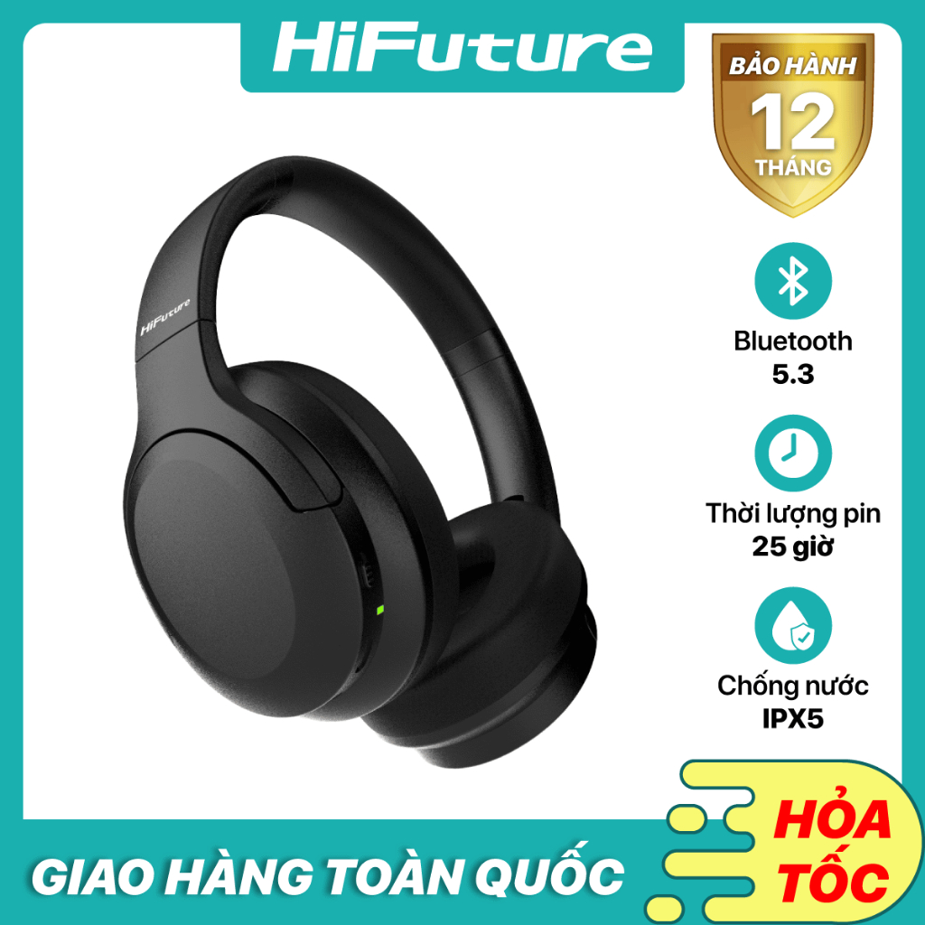 TAI NGHE CHỤP TAI KHÔNG DÂY FUTURETOUR HYBRID ACTIVE NOISE CANCELLATION