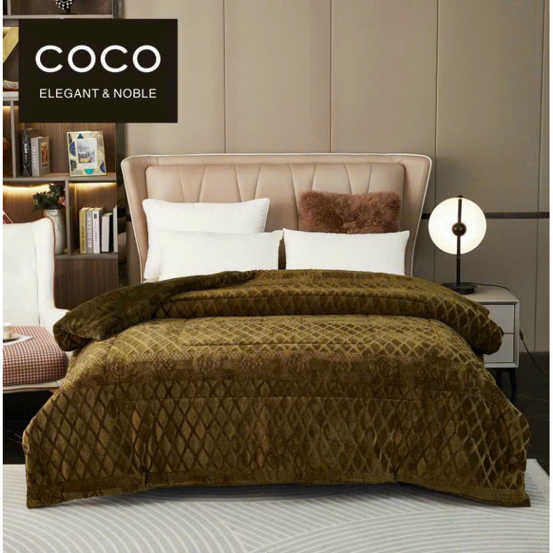 Chăn lông thỏ COCO mùa đông 4kg hàng cao cấp loại 1