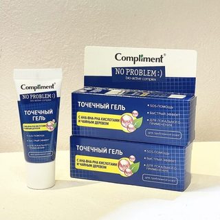 Gel Dưỡng Da Hỗ Trợ Giảm Mụn Compliment No Problem AHA - BHA- PHA - Tea Tree