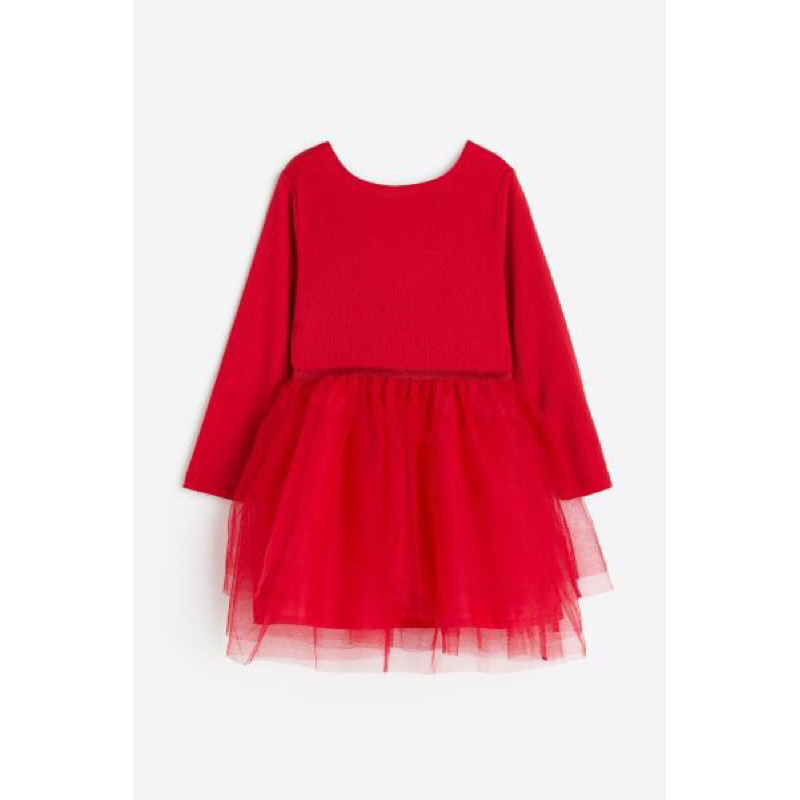 Váy bé gái dài tay H&M cho bé gái siêu xinh 😍