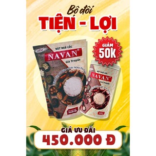 Combo lon + túi ngũ cốc navan