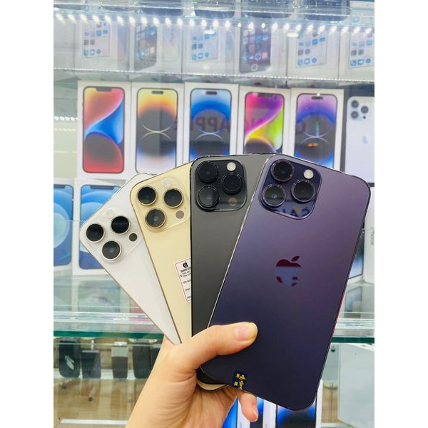 !!!Điện thoại iphone 14 pro max - 256gb - pin 100% -ngoại hình đẹp 99% - BH 12 tháng+