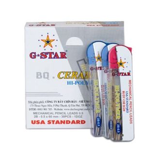 4 tép ruột chì vàng 2B Gstar 0.5mm