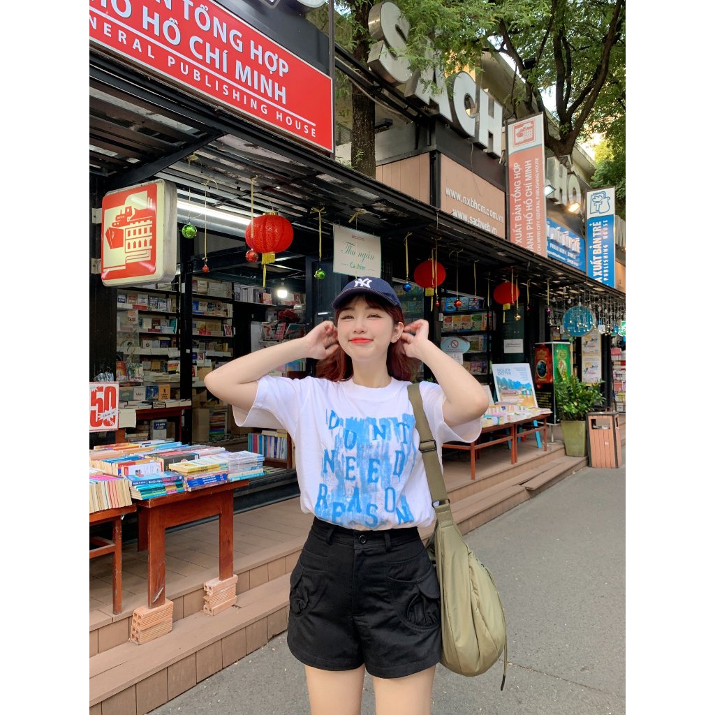 Quần short ống rộng 2 túi bên hông cạp cao vải kaki mềm đứng form tôn dáng | ZANZEA SHORTS | Secodee