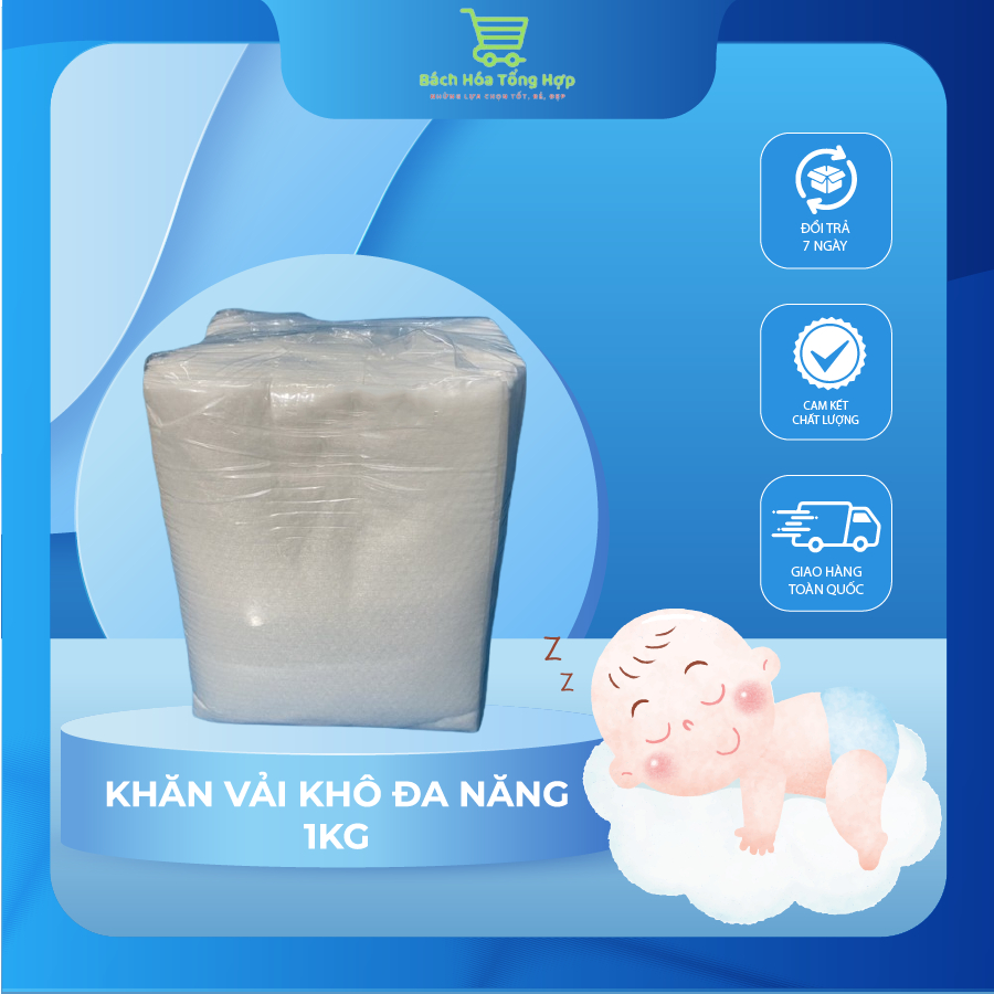 Khăn vải khô đa năng chuyên dùng spa, xông hơi bịch 1kg