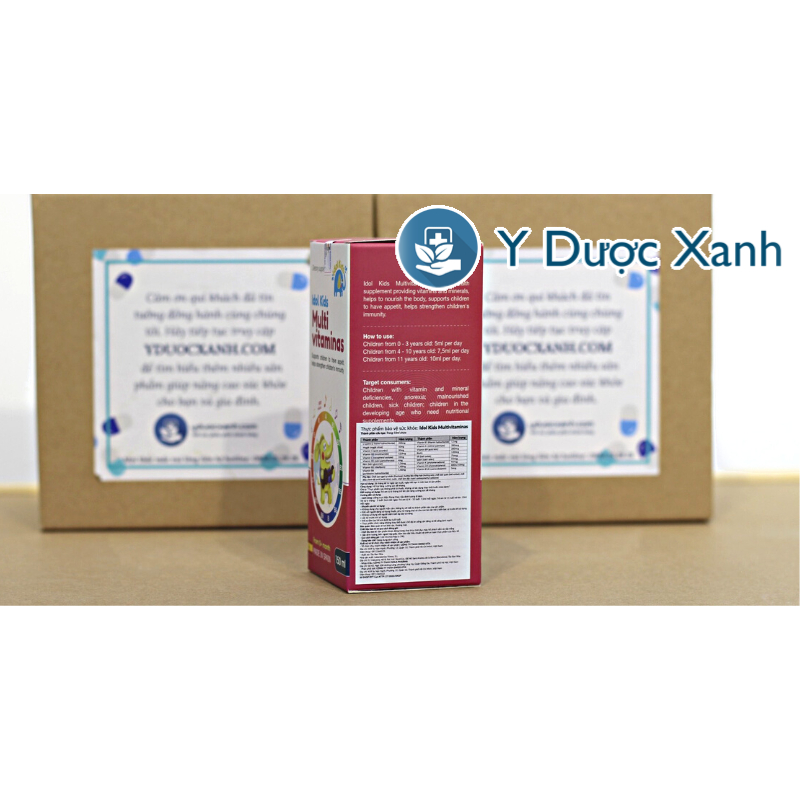 Mua  IDOL KIDS MULTI VITAMINAS, 150ml, Siro tăng đề kháng cho bé - Y Dược Xanh