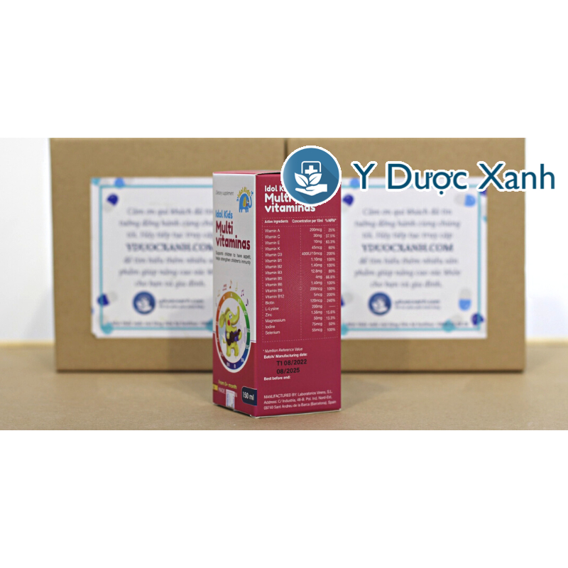 Mua  IDOL KIDS MULTI VITAMINAS, 150ml, Siro tăng đề kháng cho bé - Y Dược Xanh
