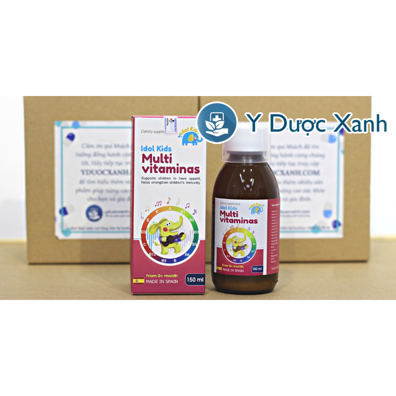 Mua  IDOL KIDS MULTI VITAMINAS, 150ml, Siro tăng đề kháng cho bé - Y Dược Xanh