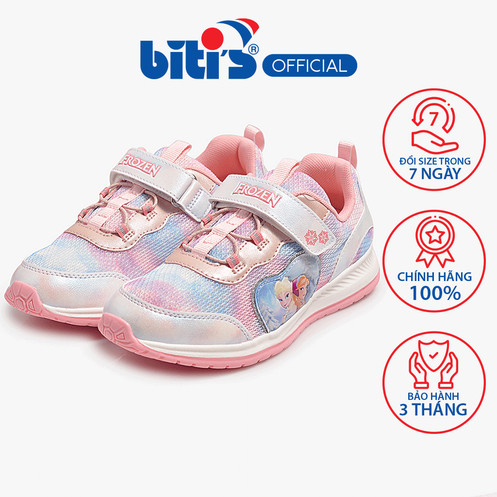 Giày Chạy Bộ Bé Gái Biti's Disney BSG003597HOG ( Hồng)