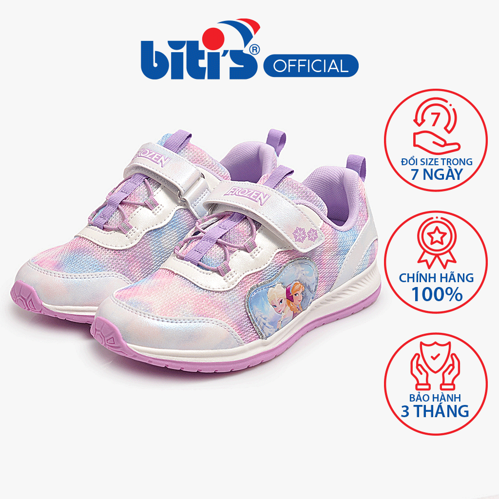 Giày Chạy Bộ Bé Gái Biti's Disney BSG003597TIM ( Tím)