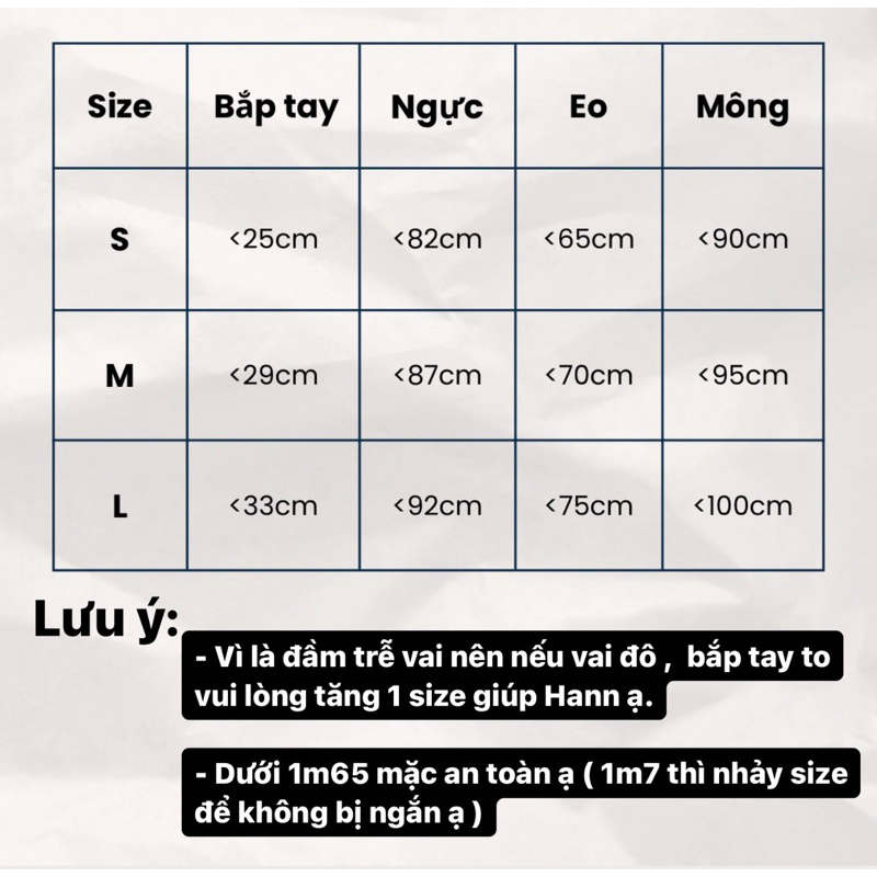 CHỌN KĨ SIZE - ĐẦM NƠ TRỄ VAI