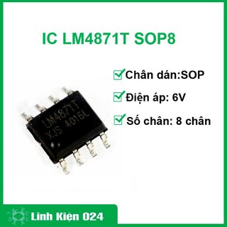 IC khuếch đại âm thanh LM4871T SOP8