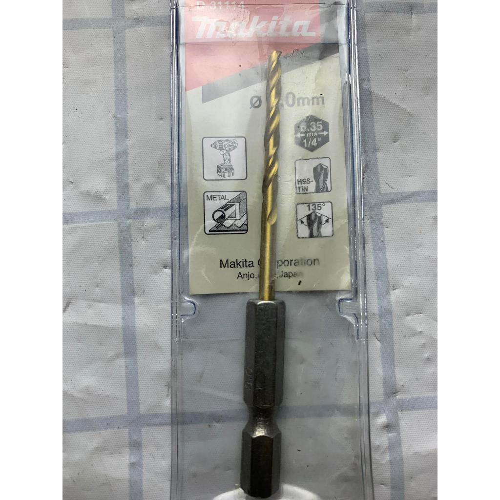 3x81mm Mũi khoan sắt chuôi lục giác Makita D-31114
