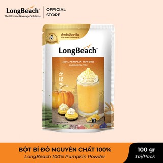 Bột bí đỏ nguyên chất 100% - longbeach 100% pumpkin powder 100 g