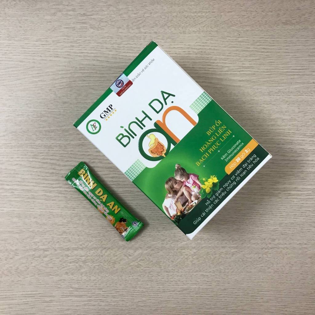 Men Vi Sinh Cho Bé Bình Dạ An Giúp Bé Tăng Cường Tiêu Hóa, Giảm Nguy Cơ Viêm Đại Tràng, Hộp 20 gói 2g - Anfas