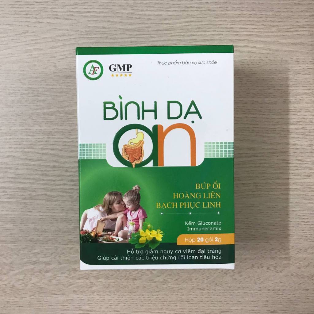 Men Vi Sinh Cho Bé Bình Dạ An Giúp Bé Tăng Cường Tiêu Hóa, Giảm Nguy Cơ Viêm Đại Tràng, Hộp 20 gói 2g - Anfas