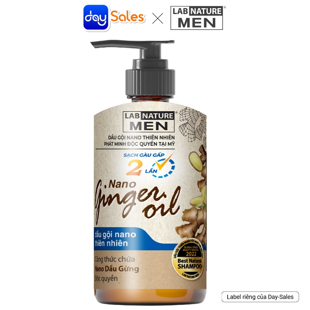 Dầu Gội Lab Nature MEN Sạch Gàu 470g