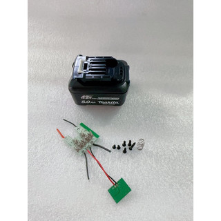 Lktd bn. vỏ, mạch pin makita 10.8v - 12v max li-ion trượt, led báo pin và nhận sạc zin.