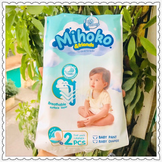 Túi 2 miếng dùng thử tã bỉm quần Mihoko size L