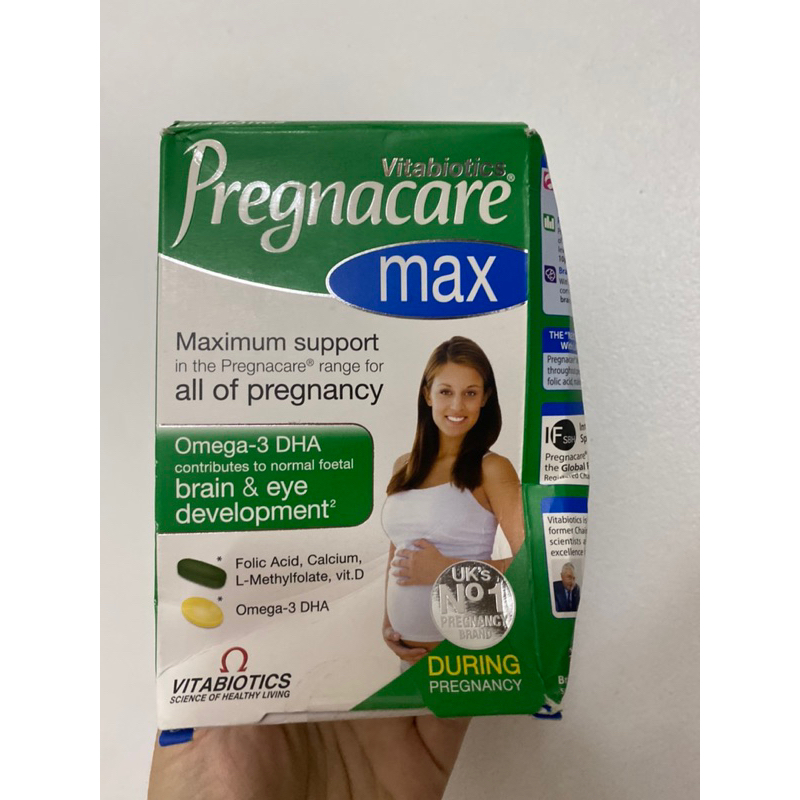 ( Móp vỏ- Date 2025) Pregnacare max-Vitamin tổng hợp cho mẹ bầu của Anh