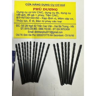 Mũi khoan nachi l500 hss size từ 2.0mm - 2.9mm