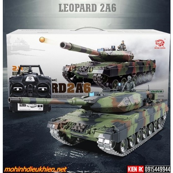 XE TANK LEOPARD 2A6 PHIÊN BẢN PRO