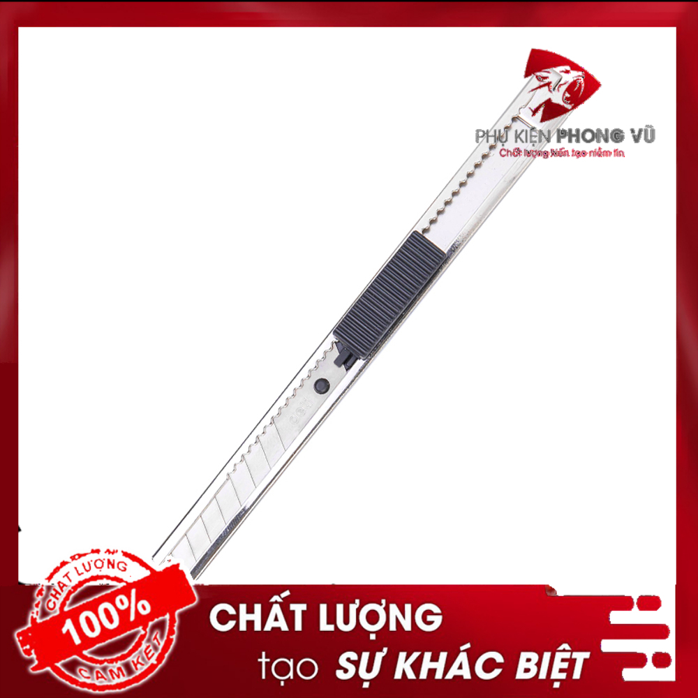 Dao rọc giấy nhỏ mini, dao rọc giấy vỏ thép, lưỡi dao sắc bén, chất liệu cứng cáp, có móc kẹp tiện dụng Phukiengiacucre