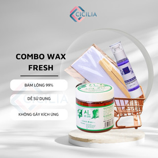 Combo wax lông an lành cicilia + 20ml nước lau sáp 971