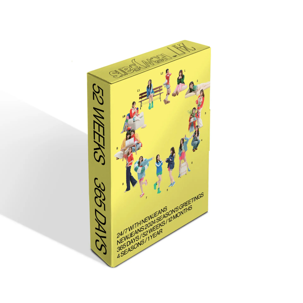 2024 SEASON GREETING HYBE NEWJEANS ENHYPEN SEVENTEEN TXT LE SSERAFIM TXT ĐẦY ĐỦ NGUYÊN SEAL