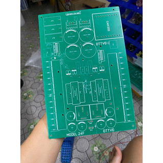 Mạch 24fet chạy 2 biến áp máy hàn và bo dao động TQ