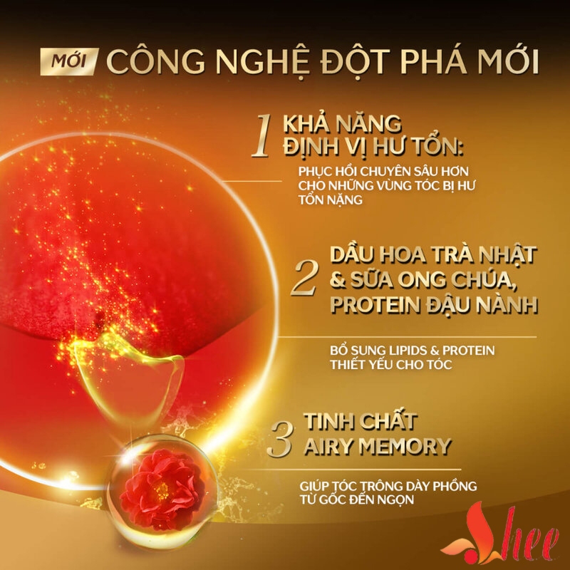 Bộ đôi gội xả Phục hồi ngăn rụng tóc Premium Repair Tsubaki 490ml/chai