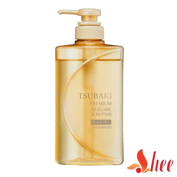Bộ đôi gội xả Phục hồi ngăn rụng tóc Premium Repair Tsubaki 490ml/chai