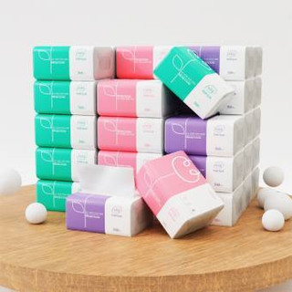 Thùng 30 gói giấy ăn Organic. Giấy cao cấp siêu dai thân thiện môi trường🍀[Rẻ vô địch] AMIZIN