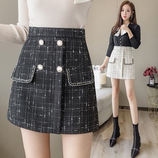 Chân Váy Dạ Tweed Chữ A