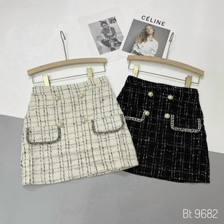 Chân Váy Dạ Tweed Chữ A