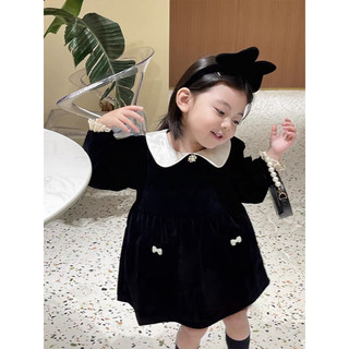 Đầm nhung cho bé gái