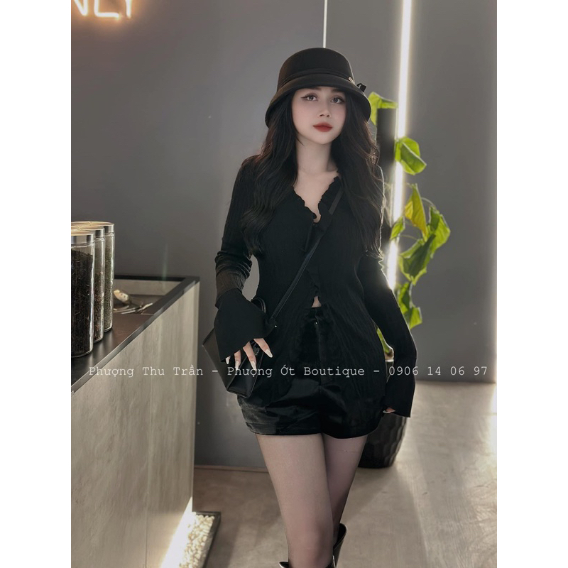 10039 ÁO LEN MỎNG VIỀN BÈO